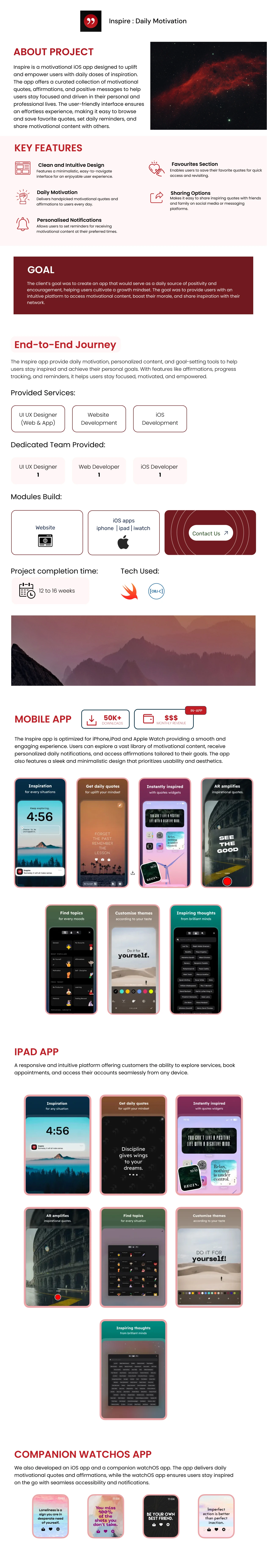 Inspire App Casestudy 1